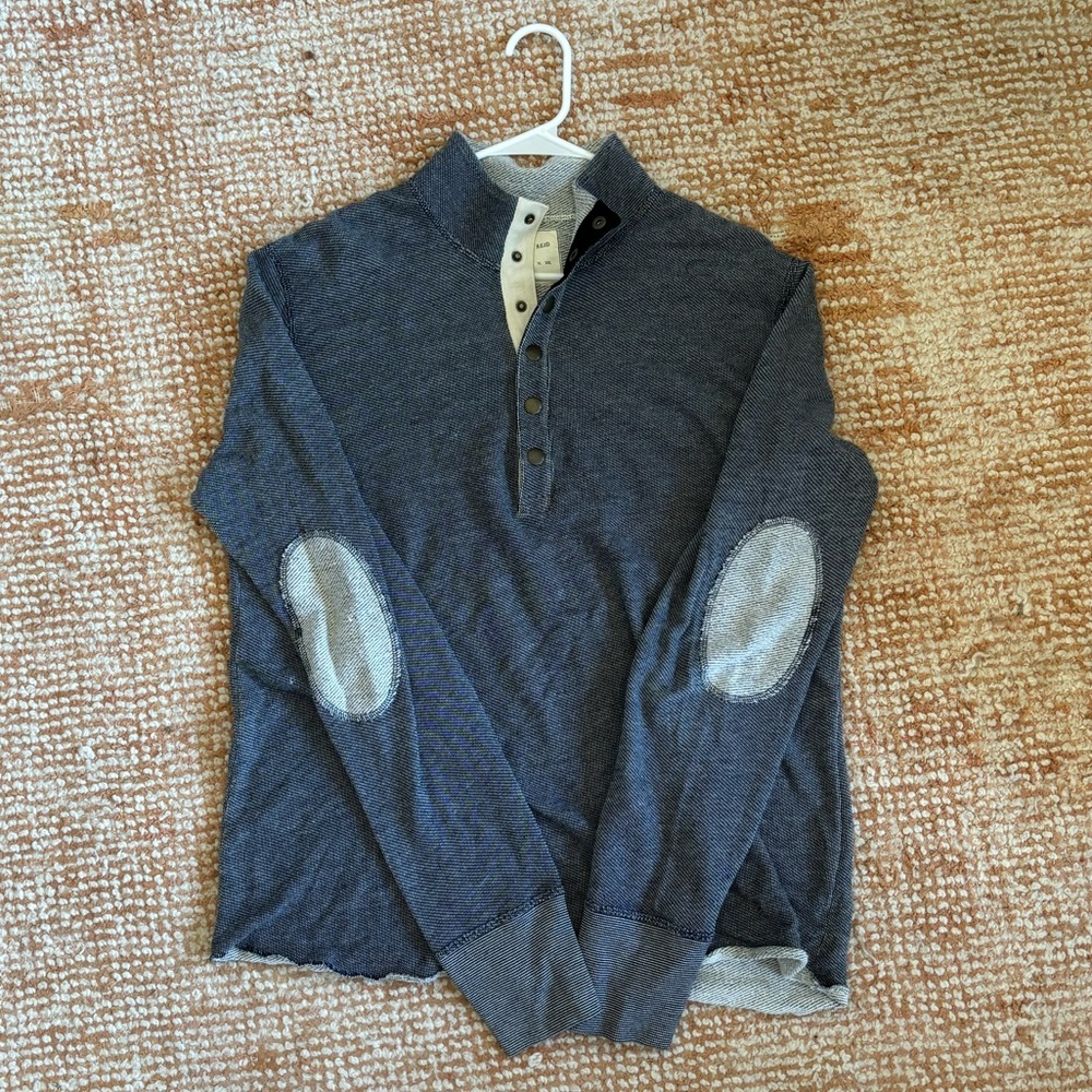 Billy Reid Long Sleeve Pullover